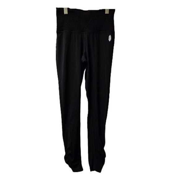 Free People Movement FP Black Ruched Waist Leggings - Picture 1 of 8